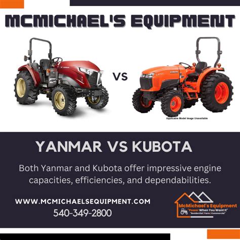 yanmar vs kubota for sale